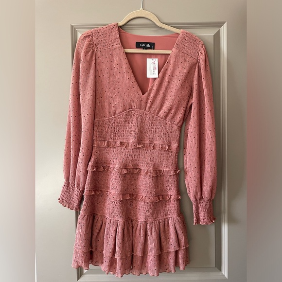 fab'rik Dresses & Skirts - Fab’rik Polka Dot Ruffled Mini Dress